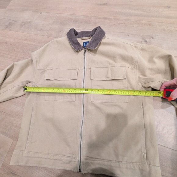 GAP Men's Barn Chore utility jacket Tan Brown M - Picture 6 of 12